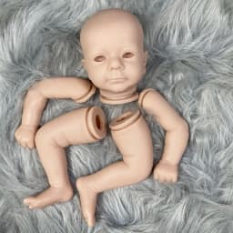 19 Inch Bebe Reborn Kit Blank Felicia Popular Newborn Vinyl Full Limbs DIY Handmade Toy For Kids Gift Reborn Molds Kit