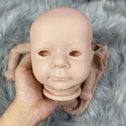 19 Inch Bebe Reborn Kit Blank Felicia Popular Newborn Vinyl Full Limbs DIY Handmade Toy For Kids Gift Reborn Molds Kit