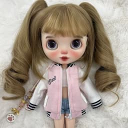 Blyth Dolls Clothing Fashion Jacket Casual Jacket Dolls Baseball Coat For Azone Ob22 Ob24 Ymy Body Licca Ob27 Doll (Only Coat)
