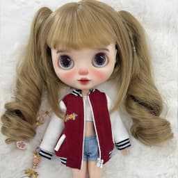 Blyth Dolls Clothing Fashion Jacket Casual Jacket Dolls Baseball Coat For Azone Ob22 Ob24 Ymy Body Licca Ob27 Doll (Only Coat)