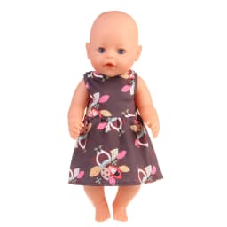 Baby Doll Clothes Dress Flamingo Cute Summer Skirt Bodysuit For 18 Inch American&43cm Reborn New Born Doll OG Girl`s Toy Doll