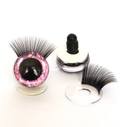 20pcs 12-30mm 3D Mixed Color Safety Toy eyes +Eyelash for amigurumi crochet stuffed animal