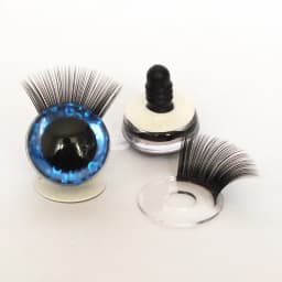 20pcs 12-30mm 3D Mixed Color Safety Toy eyes +Eyelash for amigurumi crochet stuffed animal