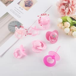 1PC Lovely Doll Pacifier Doll Play House Supplies Dummy Nipples for New Reborn Baby Dolls Kids Toy