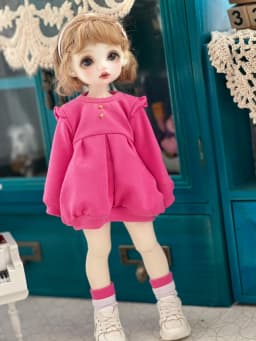BJD doll clothes are suitable for 1/4 1/5 1/6 size cute doll coat 1/6 doll clothes 36 cm 45cm doll accessories (2 colors)