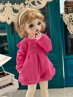 BJD doll clothes are suitable for 1/4 1/5 1/6 size cute doll coat 1/6 doll clothes 36 cm 45cm doll accessories (2 colors)