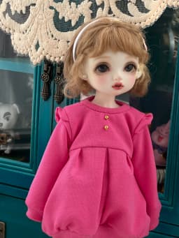 BJD doll clothes are suitable for 1/4 1/5 1/6 size cute doll coat 1/6 doll clothes 36 cm 45cm doll accessories (2 colors)