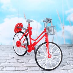 For Adollya Bjd Doll Accessories Toys Dolsl Bicycle Matching Doll Bikes Accessories With Basket Dolls for Girls Children Gifts