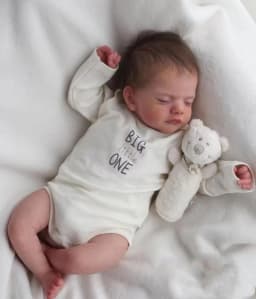 45cm Waterproof Sam Bebe Reborn Girl and Boy With Rooted Hair Soft Touch Feeling Lifelike Realistic bebés rebórn vinilo silicona