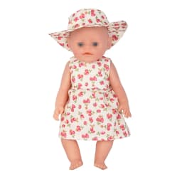 New Doll Dress +Hat Suit For 18 inch American Doll Girl Strawberry Doll Skirt Fit 43 cm New Baby Born Doll & Our Generation