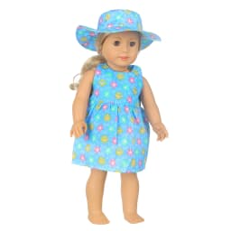 New Doll Dress +Hat Suit For 18 inch American Doll Girl Strawberry Doll Skirt Fit 43 cm New Baby Born Doll & Our Generation
