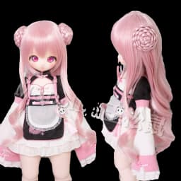 1/3 1/4 1/6 BJD Wig Tuanzi Long Curly Hair MDD BJD Doll Wig High Temperature Silk Wig DIY Dress Up Dolls Accessories Girl Toys