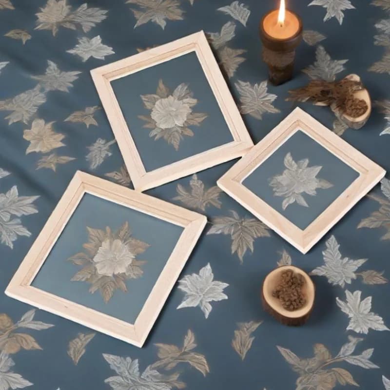 1Pcs 1/12 Wood Photo Frame Simulation Furniture Model Dollhouse Miniature Accessories
