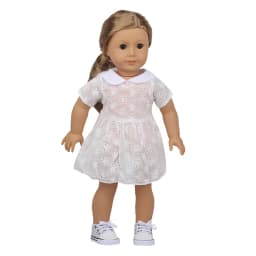 Doll Baby Clothes Princess Lace Dress Fit 18 Inch American&43 CM Reborn New Born Baby Doll OG Girl Doll Shoes DIY Gift`s Toy