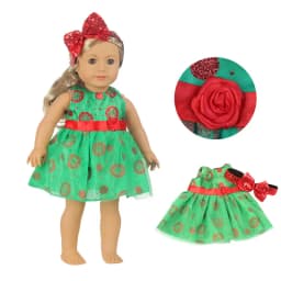 Doll Baby Clothes Princess Lace Dress Fit 18 Inch American&43 CM Reborn New Born Baby Doll OG Girl Doll Shoes DIY Gift`s Toy