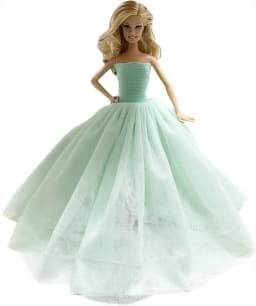 1 Set Cloth Doll Accessories Princess Dress +Shoes for 11.5 Inch 30cm Doll Kids or Birthday Gift
