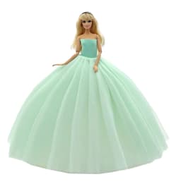 1 Set Cloth Doll Accessories Princess Dress +Shoes for 11.5 Inch 30cm Doll Kids or Birthday Gift