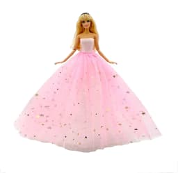 1 Set Cloth Doll Accessories Princess Dress +Shoes for 11.5 Inch 30cm Doll Kids or Birthday Gift