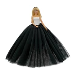 1 Set Cloth Doll Accessories Princess Dress +Shoes for 11.5 Inch 30cm Doll Kids or Birthday Gift