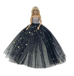 1 Set Cloth Doll Accessories Princess Dress +Shoes for 11.5 Inch 30cm Doll Kids or Birthday Gift