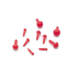 1.8/2/2.5/3/3.5/4/5/6mm Plastic Craft Doll Eyes Animal Eyes For Amigurumi Doll Crochet Stuffed Toy DIY Accessories 100pcs/lot