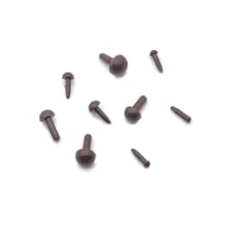 1.8/2/2.5/3/3.5/4/5/6mm Plastic Craft Doll Eyes Animal Eyes For Amigurumi Doll Crochet Stuffed Toy DIY Accessories 100pcs/lot