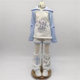 BJD doll clothes suitable for 1/4 size cute doll clothes subculture BJD doll clothes 1/4 set doll accessories
