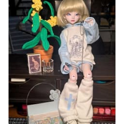 BJD doll clothes suitable for 1/4 size cute doll clothes subculture BJD doll clothes 1/4 set doll accessories
