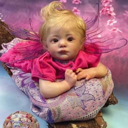 20inch Reborn Doll Kit ELF-FEE Unfinished Unpainted Fair Elf Doll Parts with Cloth body