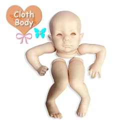 20inch Reborn Doll Kit ELF-FEE Unfinished Unpainted Fair Elf Doll Parts with Cloth body