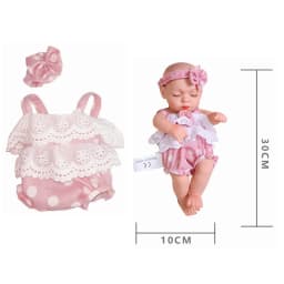Baby Clothes for doll Fit 30 cm New Born doll Accessories Fashion Sweater Dresses Coat doll Clothes for Girls DIY Toys Gift