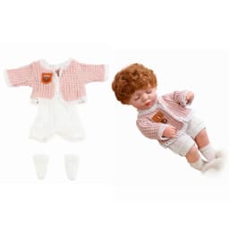 Baby Clothes for doll Fit 30 cm New Born doll Accessories Fashion Sweater Dresses Coat doll Clothes for Girls DIY Toys Gift