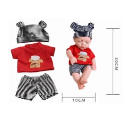 Baby Clothes for doll Fit 30 cm New Born doll Accessories Fashion Sweater Dresses Coat doll Clothes for Girls DIY Toys Gift