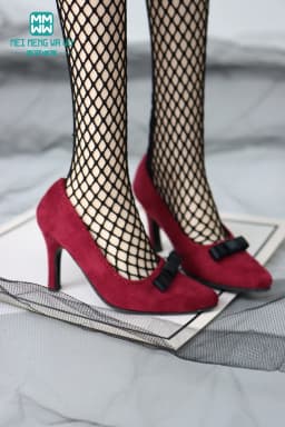7.5cm mini Toys Doll Shoes 58-60cm 1/3 DD Doll Toy Ball Joint Doll Fashion Bow scrub shoes Doll Gift