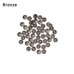 50Pcs/lot 3/4/5/6mm Mini Metal Buttons for DIY Doll Clothes Mini Round Buckles Handmade Craft Doll Clothing Sewing Accessories