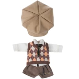 Ob11 Doll British Style Vest Set Doll School Uniform Doll Peaked Cap Accessories For Ymy, Nendoroids P9, 1/12 Bjd, Gsc, Molly