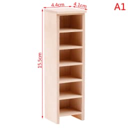 1:12 Miniature Dresser Closet TV Book Cake Bedside Table Cabinet Bookcase Cupboard Model Dollhouse Furniture Decor DIY Toys