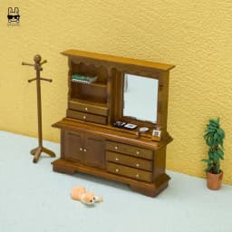 1:12 Miniature Dresser Closet TV Book Cake Bedside Table Cabinet Bookcase Cupboard Model Dollhouse Furniture Decor DIY Toys
