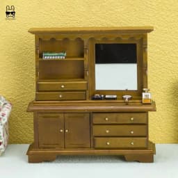 1:12 Miniature Dresser Closet TV Book Cake Bedside Table Cabinet Bookcase Cupboard Model Dollhouse Furniture Decor DIY Toys