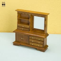 1:12 Miniature Dresser Closet TV Book Cake Bedside Table Cabinet Bookcase Cupboard Model Dollhouse Furniture Decor DIY Toys