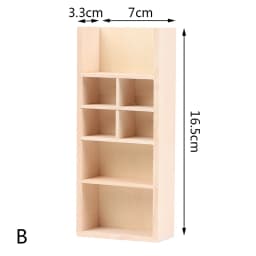1:12 Miniature Dresser Closet TV Book Cake Bedside Table Cabinet Bookcase Cupboard Model Dollhouse Furniture Decor DIY Toys