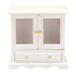 1:12 Miniature Dresser Closet TV Book Cake Bedside Table Cabinet Bookcase Cupboard Model Dollhouse Furniture Decor DIY Toys