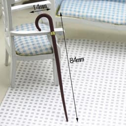 1/12 Dollhouse Miniature Accessories Mini Vintage Simulation Crutch Model Toy