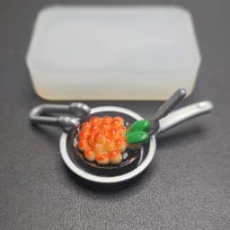 1Pc (only mold) Dollhouse Baking Tray Silicone Mold Dollhouse Mini Pan Model Dolls House Cooking Utensils Accessories