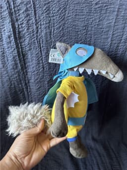 30cm France cartoon loup wolf soft figure doll kids collection yeti model toy