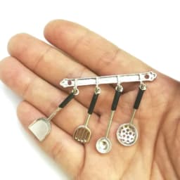 1:12 Dollhouse Miniature Racks New 2 Colors Wall Hook Racks Doll House Accessories Dollhouse Decoration