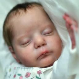 17inch Reborn Nevaeh Doll Kit Lifeike Unpainted Soft DIY Doll Parts with Cloth Body and COA