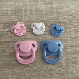 10 PCS/Lot Mini Pacifiers Reborn Baby Doll Pacifier Nipples Fits 9 Inches 20 Inches 24 Inches Reborn Doll Size Doll Accessories
