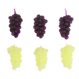 6Pcs/set 1:12 Dollhouse Miniature Purple Green Grape Dollhouse Food  Doll House Accessories Toys