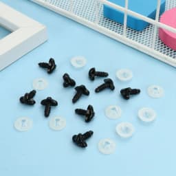 10Pcs DIY Animals Crafts Plastic Triangle Noses For Dolls Toys For Bear Buttons Toy DIY Safety Nose Dolls Accessories